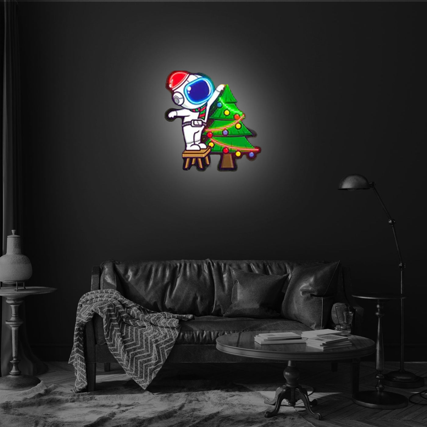 Astronaut Christmas Tree Led Neon