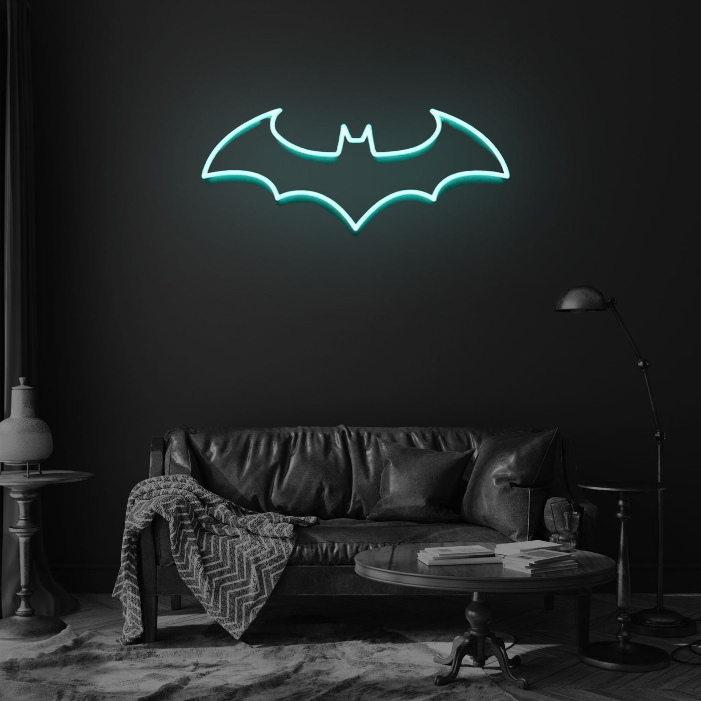 apnaphoto Batman Led Wall Lamp Rgb Color With Remote Control, Comic Lover, Night Lamp, For Gaming Room, Kids Room, Decoration (Wood, Multicolor) (Multicolor)