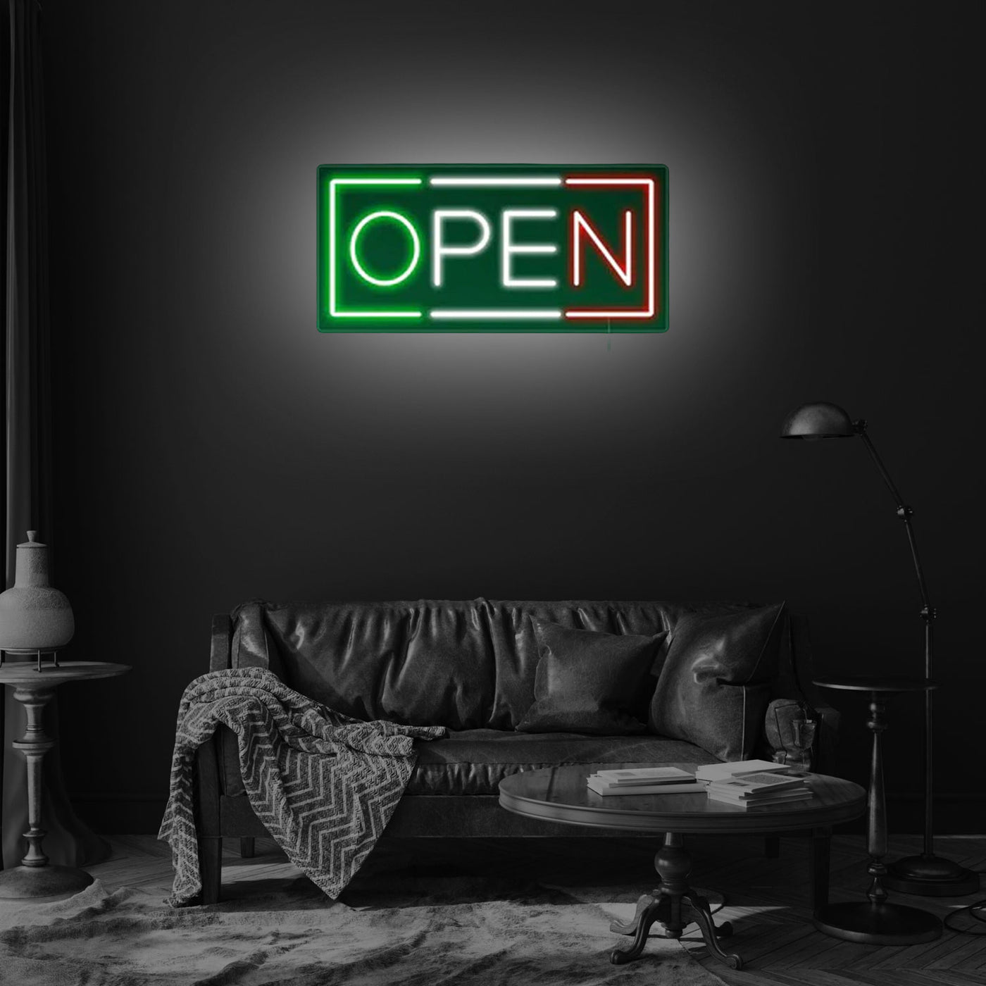 Open Neon Sign
