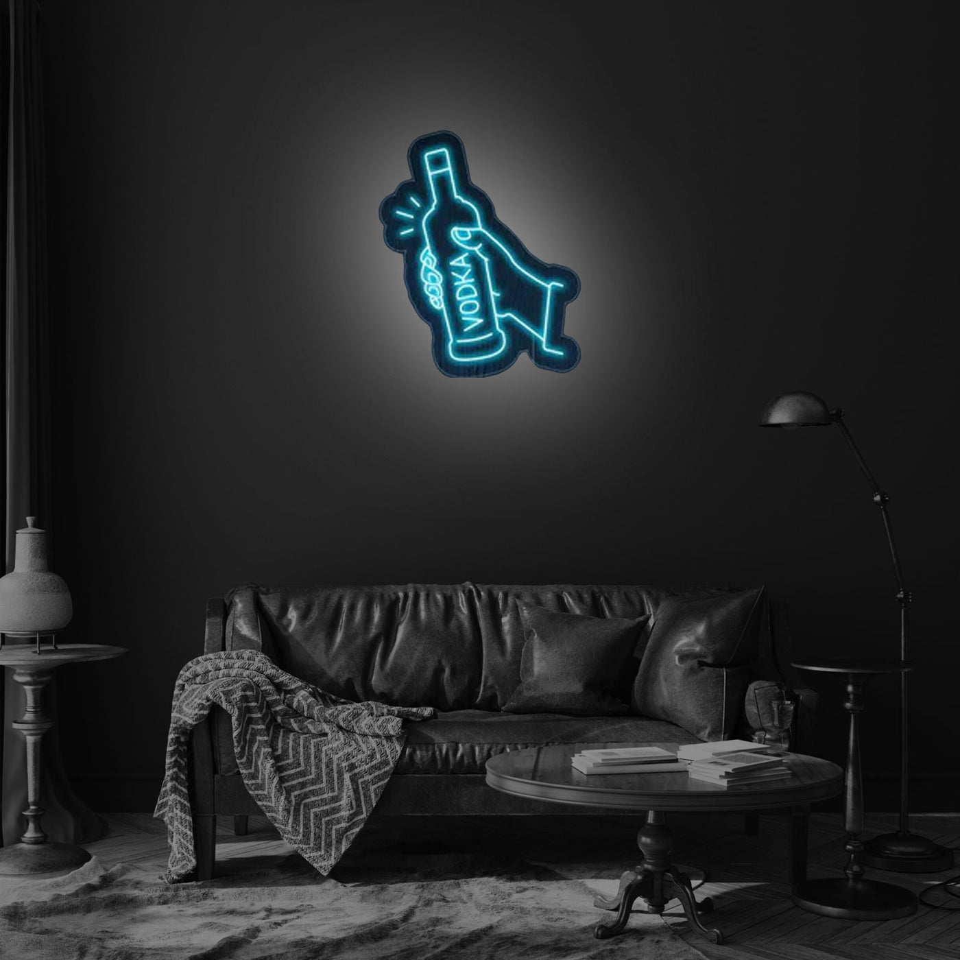 Vodka Bottle Neon Sign, Vodka Bar Neon Sign