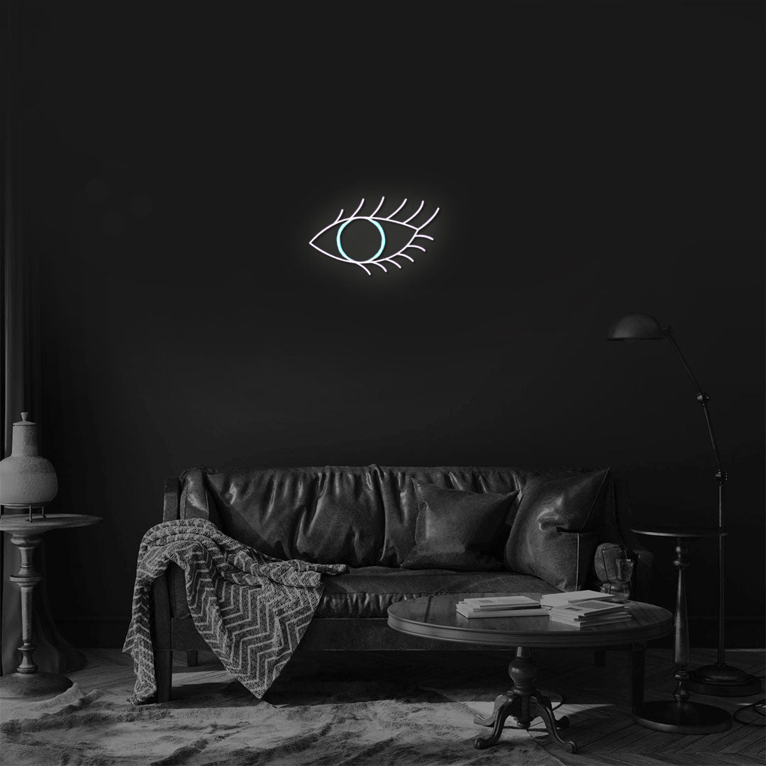 Beauty Eye Lashes Neon Sign