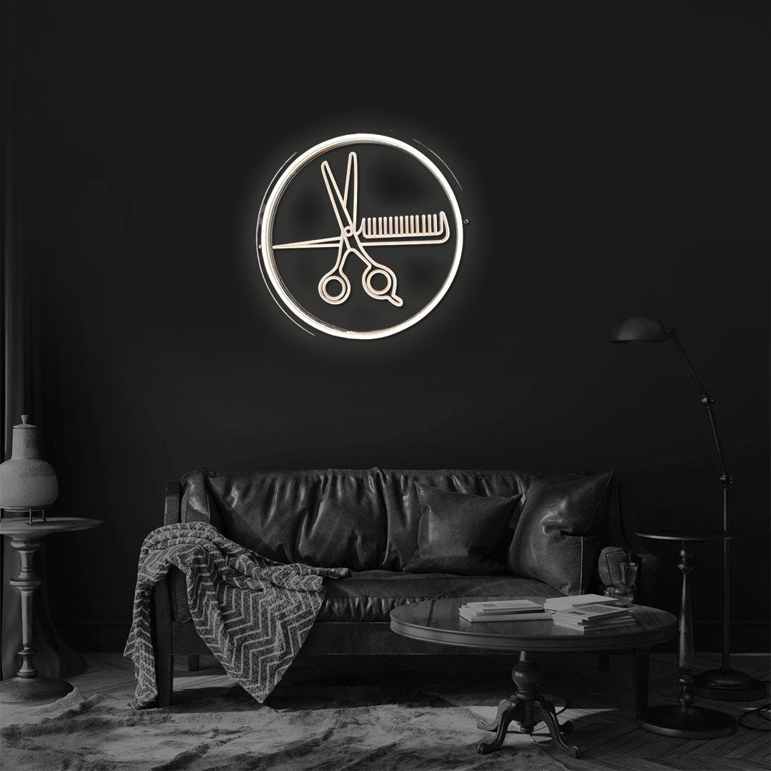Barber Shop Neon Sign