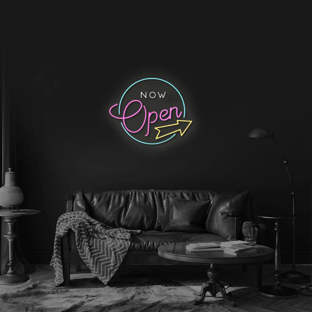 Now Open Neon Signs
