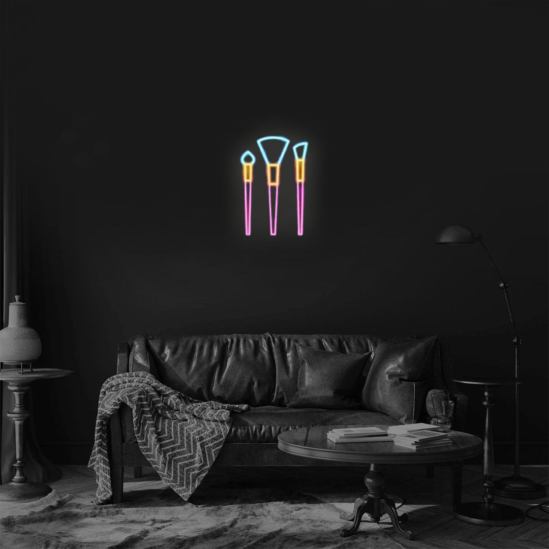 Makeup Brush Neon Sign
