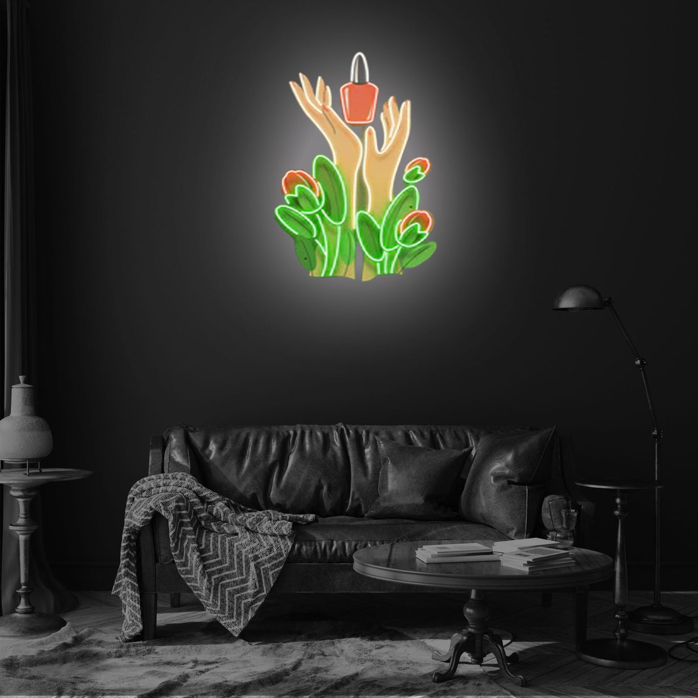 Nail Lover LED Neon Sign Light Pop Art