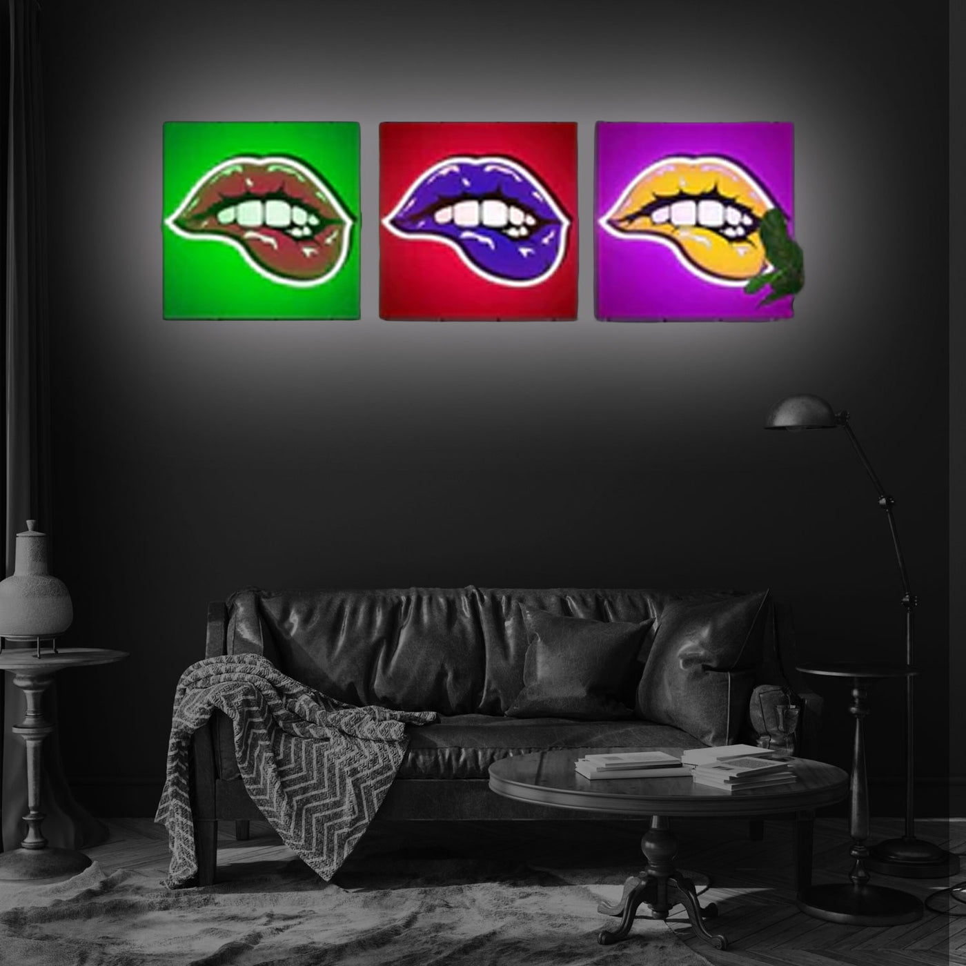 Buy Pop Art Lips Neon Light, Lips Neon Sign