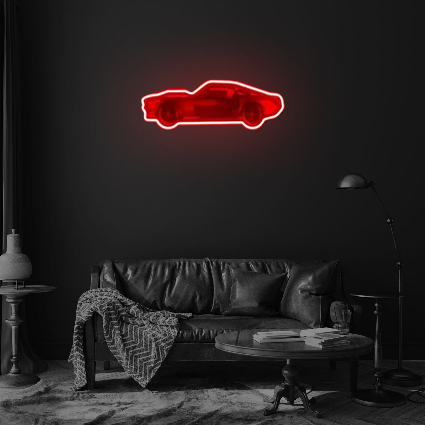 VINTAGE MUSTANG CAR NEON SIGN
