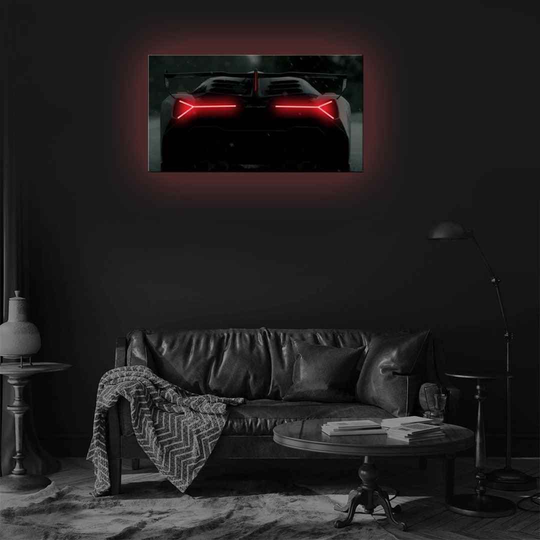 Lamborghini V4 LED Neon Art