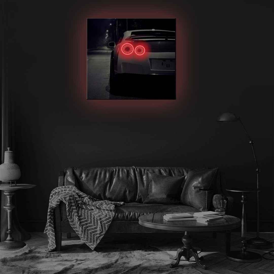 Nissan V6 GTR LED Neon Art