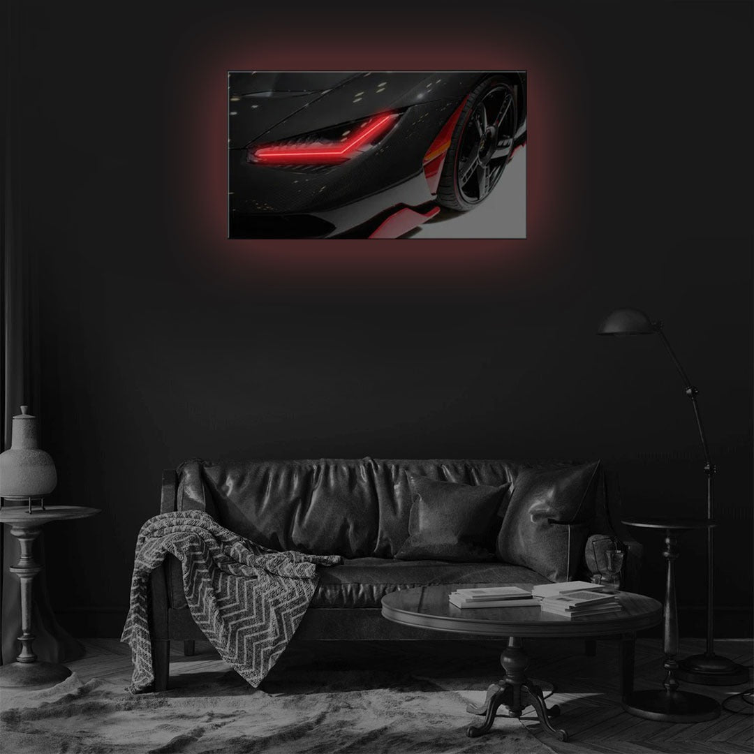 Lamborghini V3 LED Neon Art
