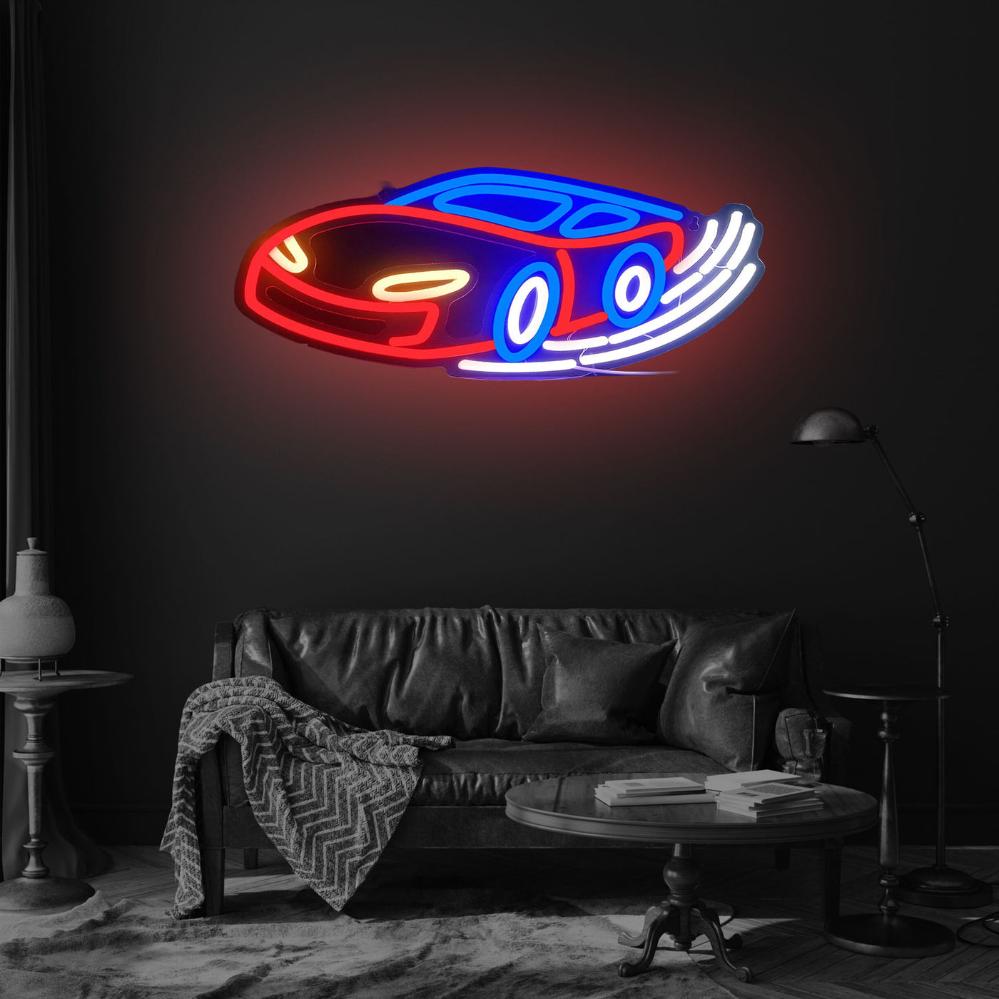 Riakrum Racing Car Neon Sign LED Neon Sign