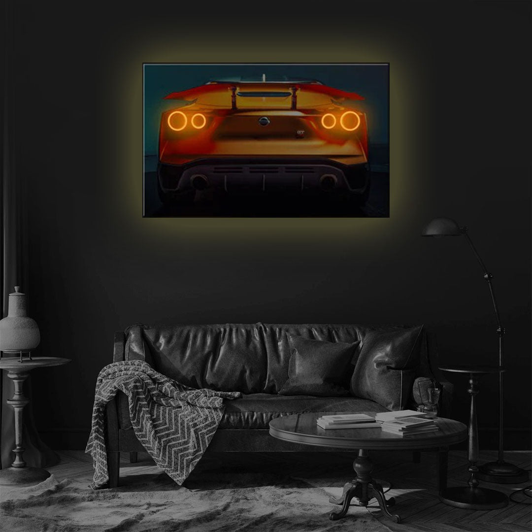 Nissan V1 GTR LED Neon Art