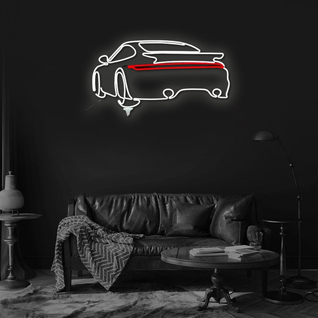 Neon Sign Wall Art Car Neon