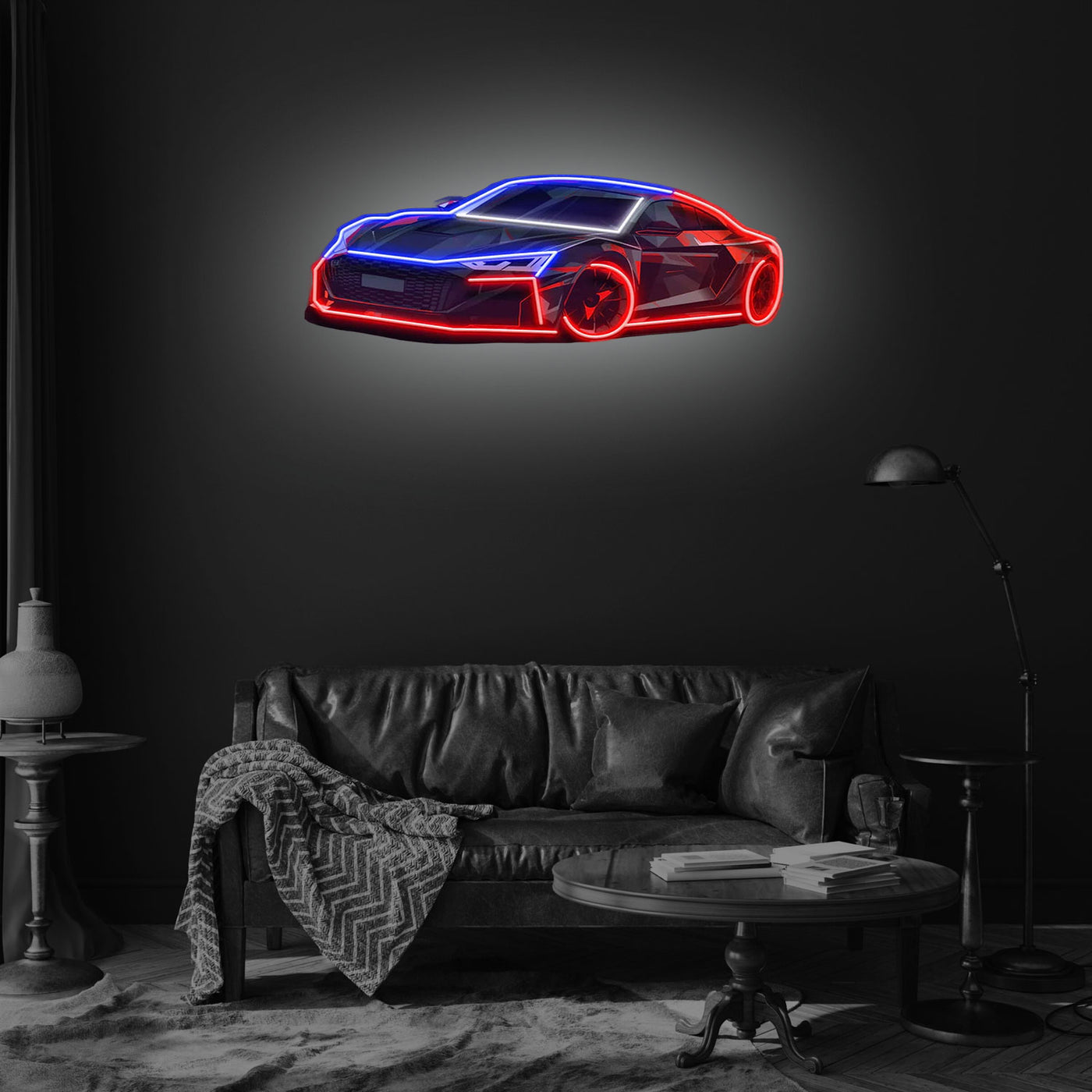 Modern Sports Car Led Neon Sign Light Pop Art