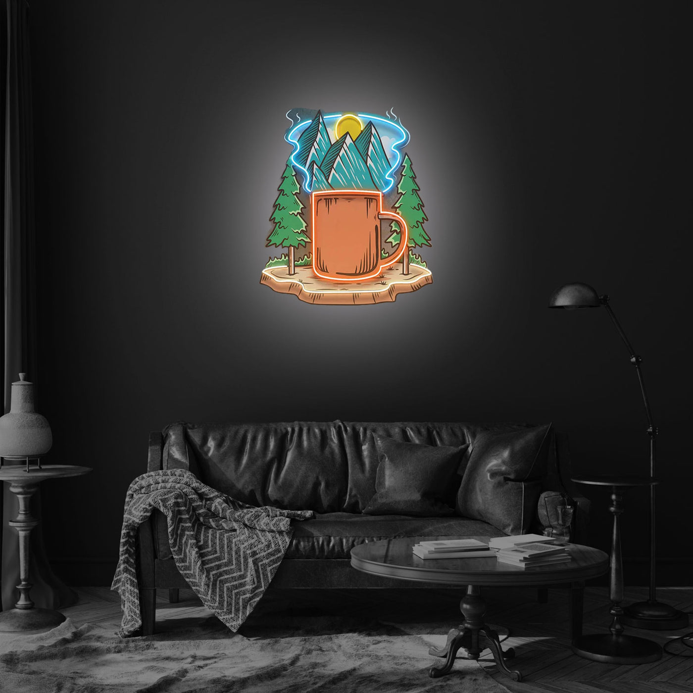 Cup of Nature LED Neon Sign Light Pop Art