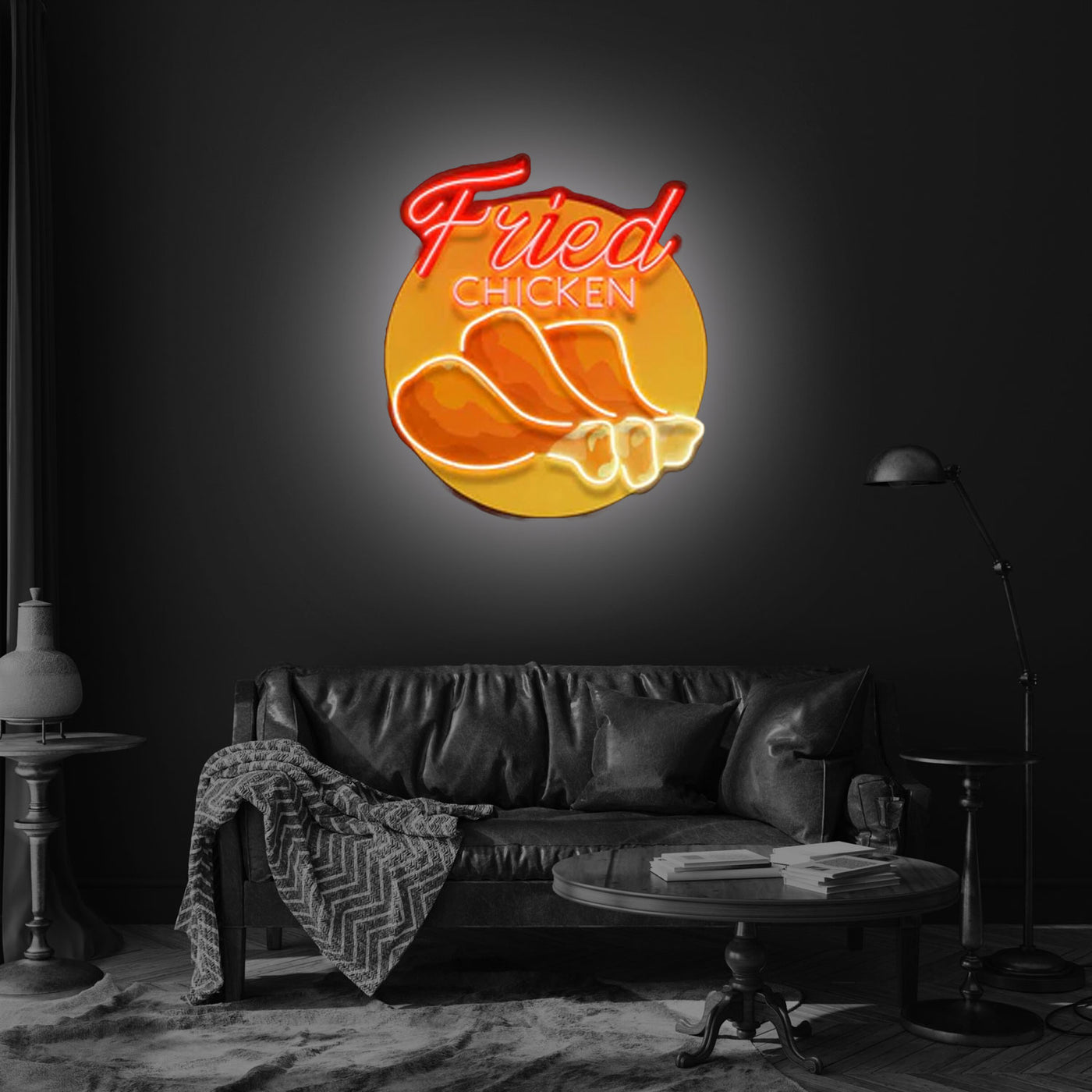Custom Fried Chiken Neon Sign Light Artwork