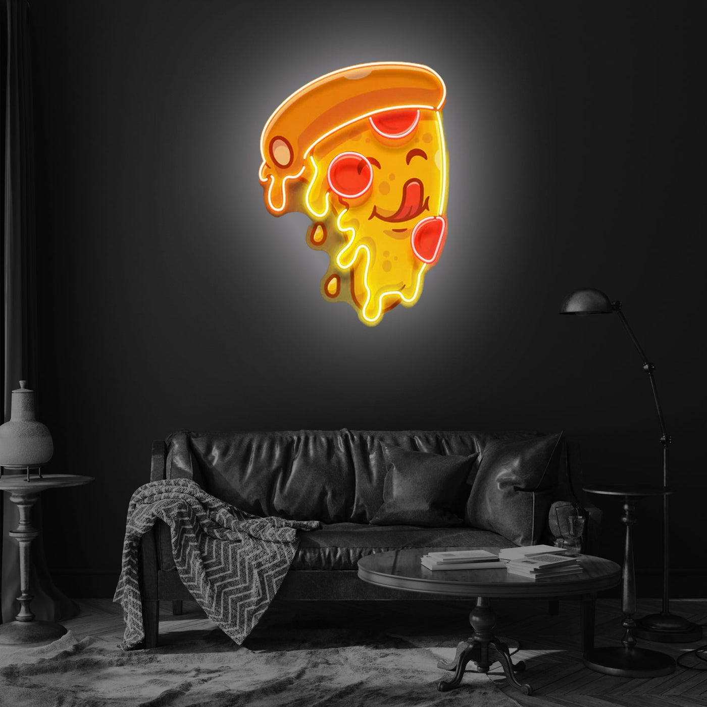 Cute Slice Pizza LED Neon Sign Light Pop Art