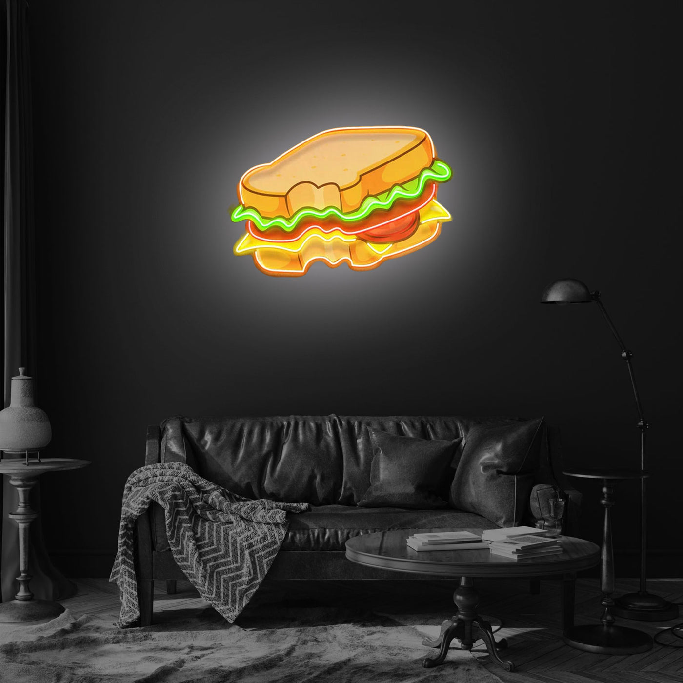 Hot Cheese Sandwich LED Neon Sign Light Pop Art