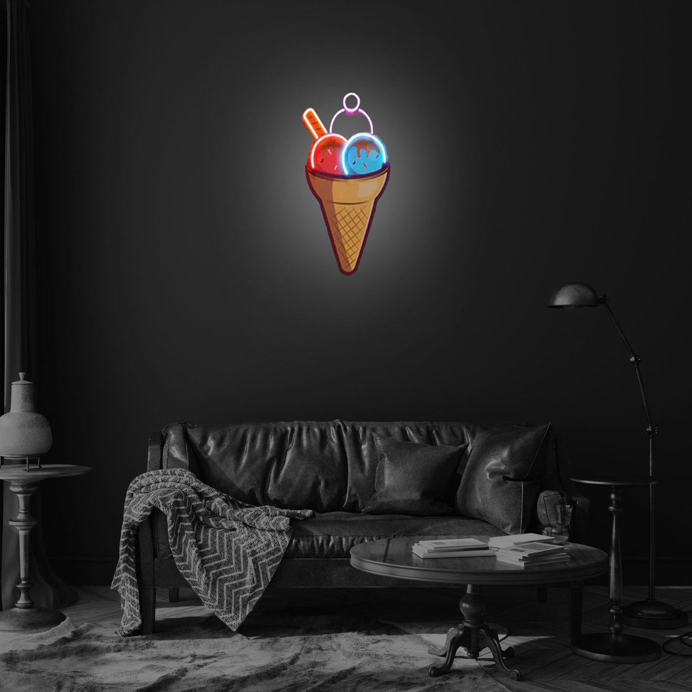 Kids Ice Cream Neon Sign