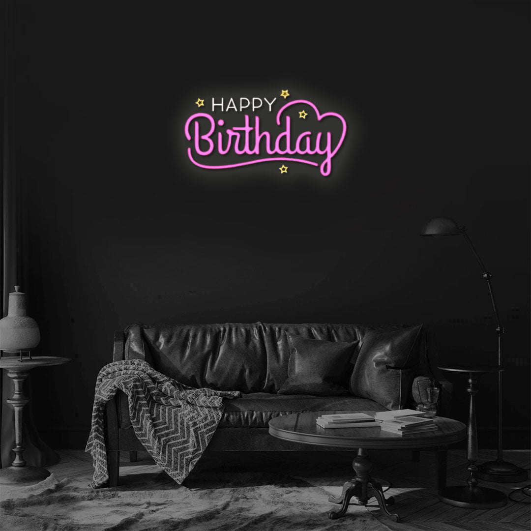 Happy Birthday Neon Sign-1