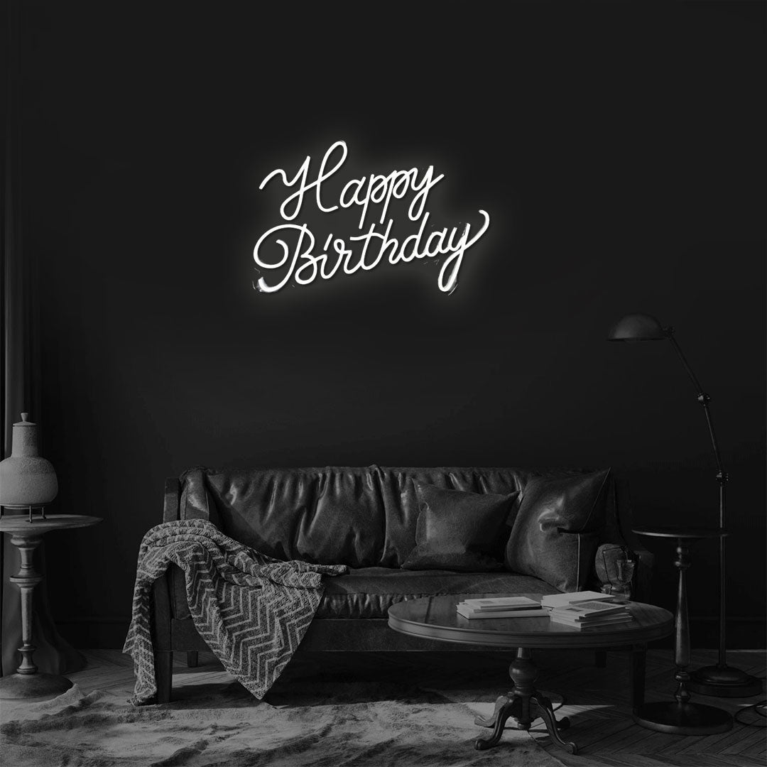 Happy Birthday Neon Sign-2