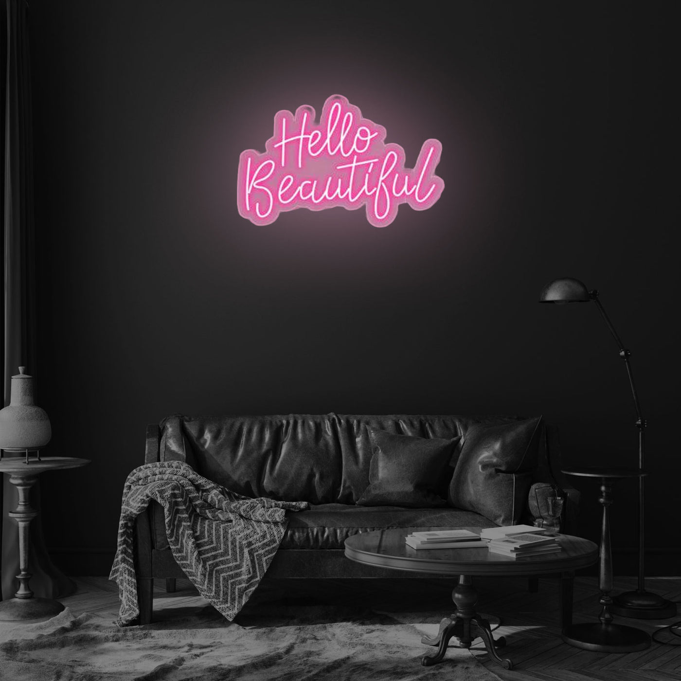 Hello Beautiful Neon Sign