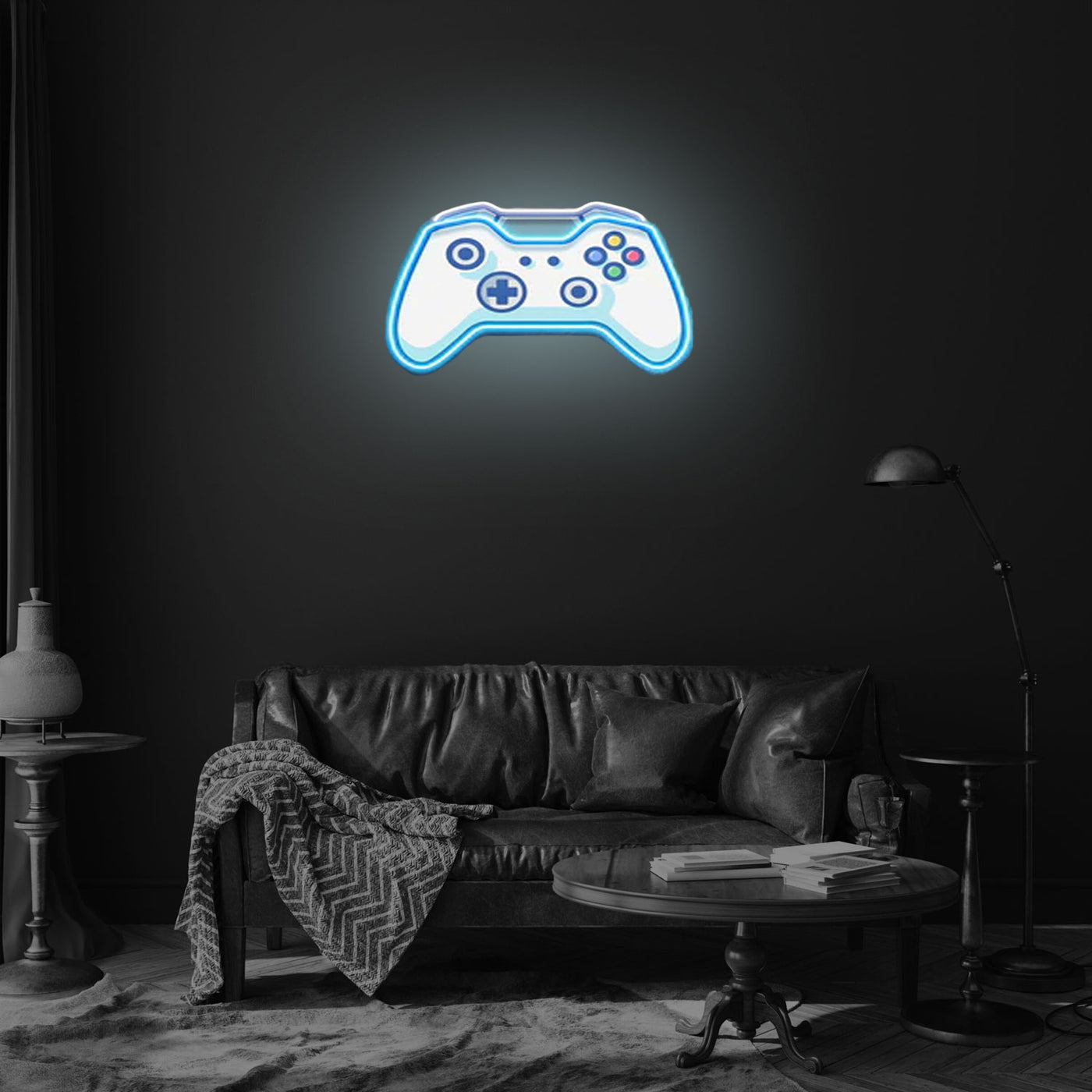 Game Controller Led Neon Acrylic Artwork