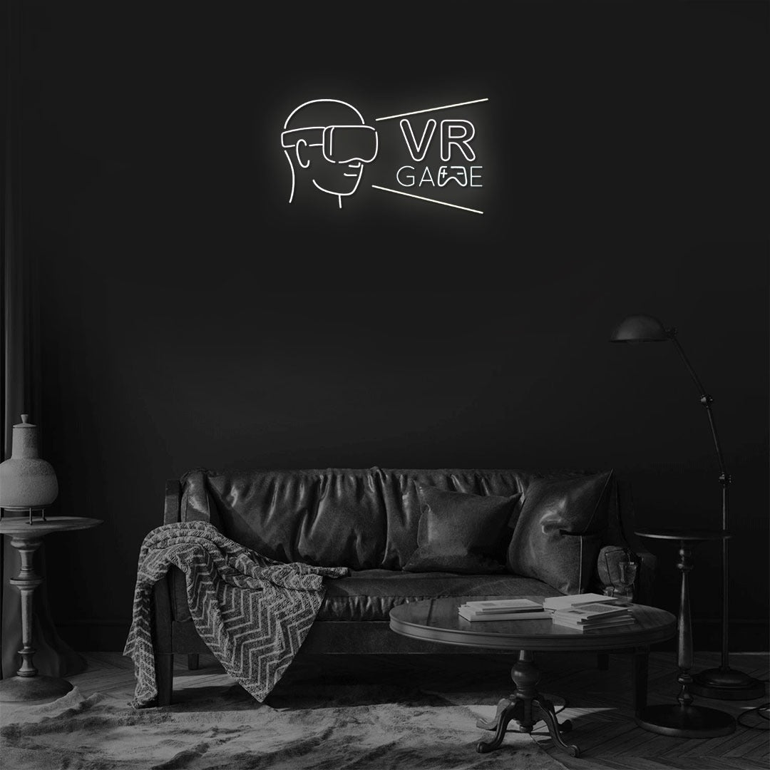VR Game Neon Sign