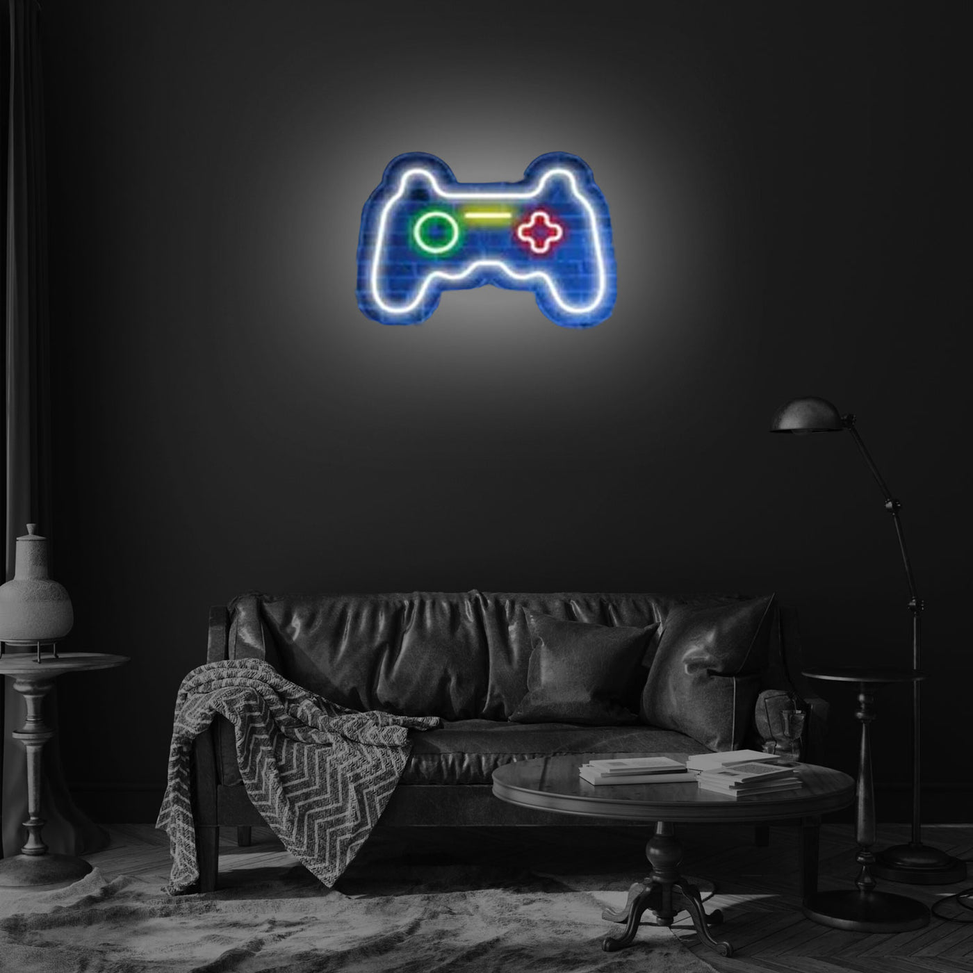 Neon Sign, Gamepad Shape