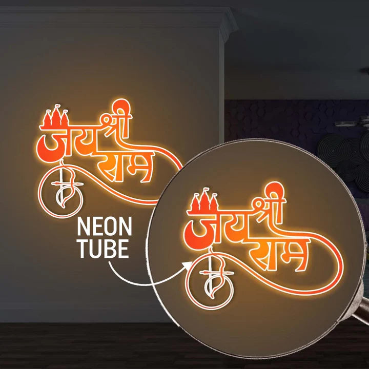 Jai Shri Ram Neon Sign