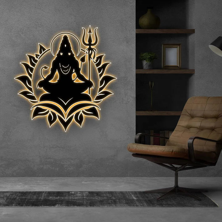 Lord Shiva Neon Sign