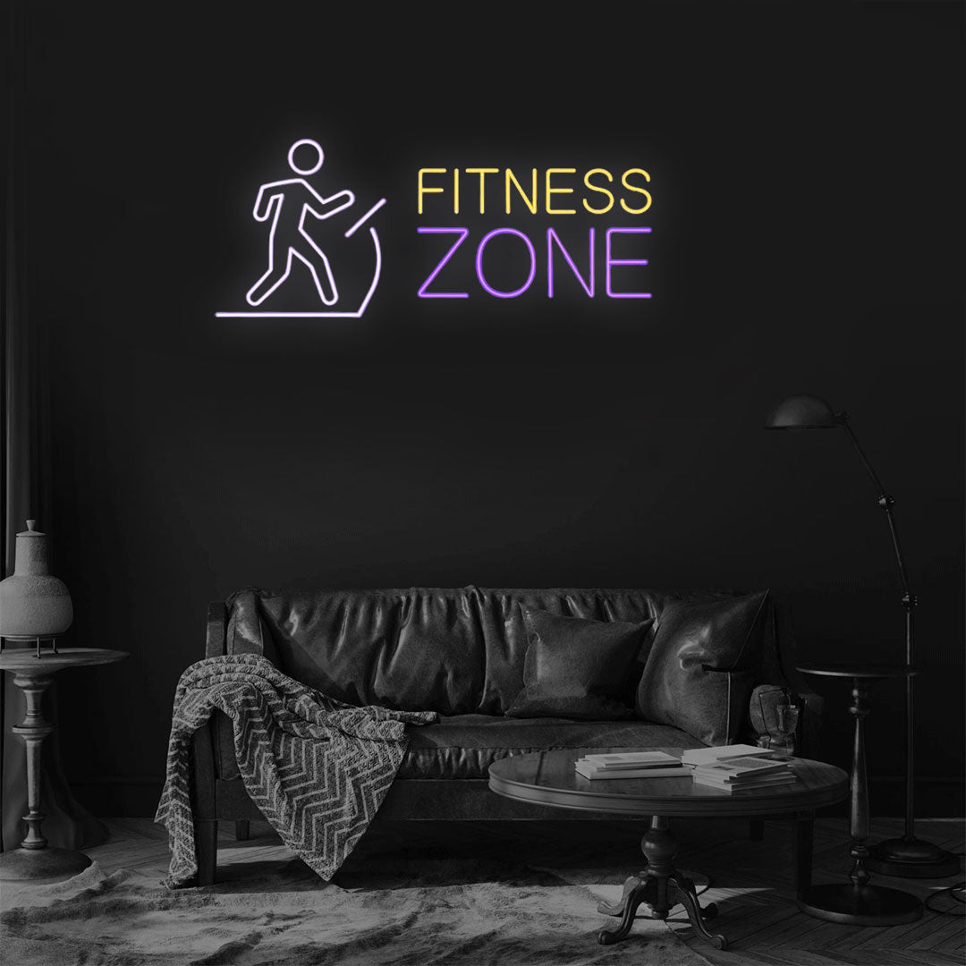 Fitness Zone Neon Sign