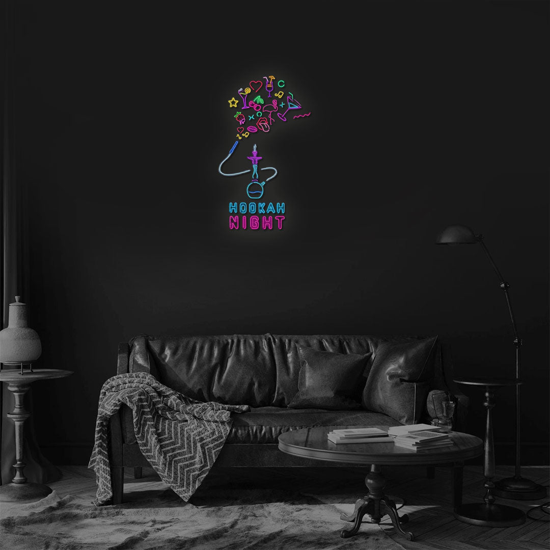 Hookah Night Neon Sign