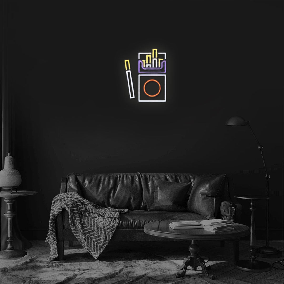 Cigarrete Pack Neon Sign