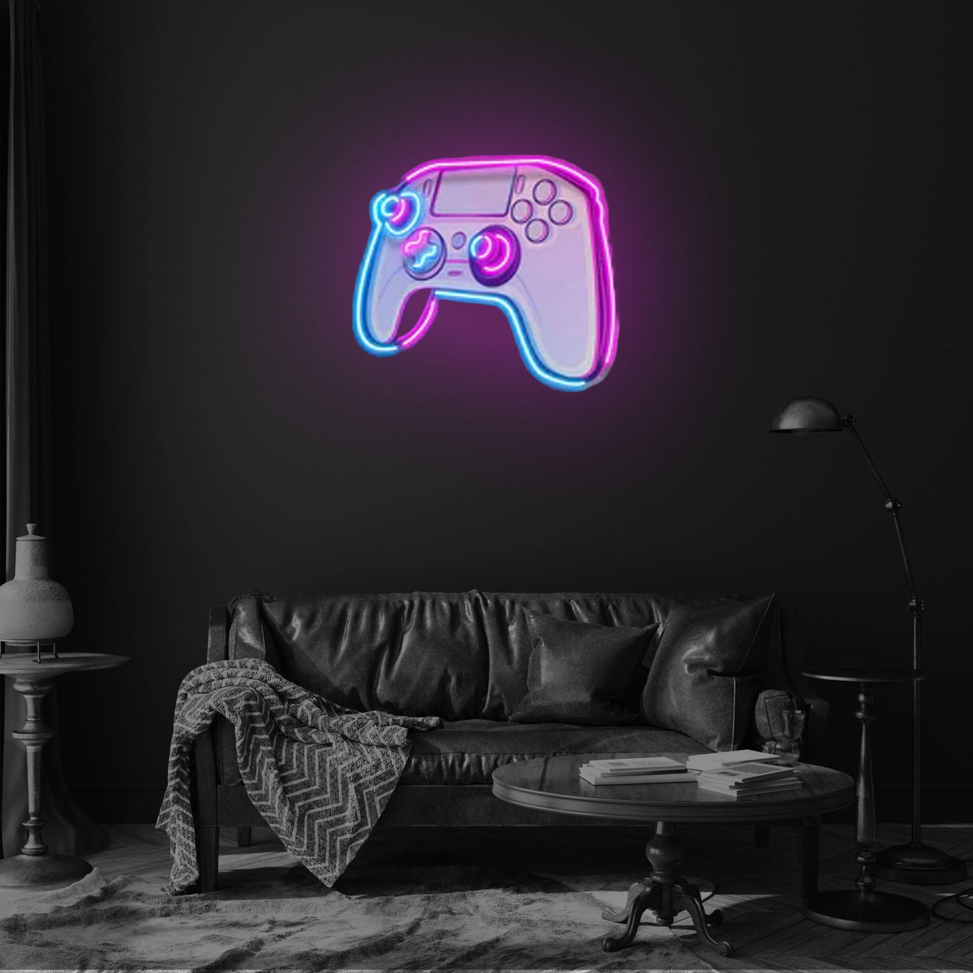 Stick Controller Cartoon LED Neon Sign Light Pop Art