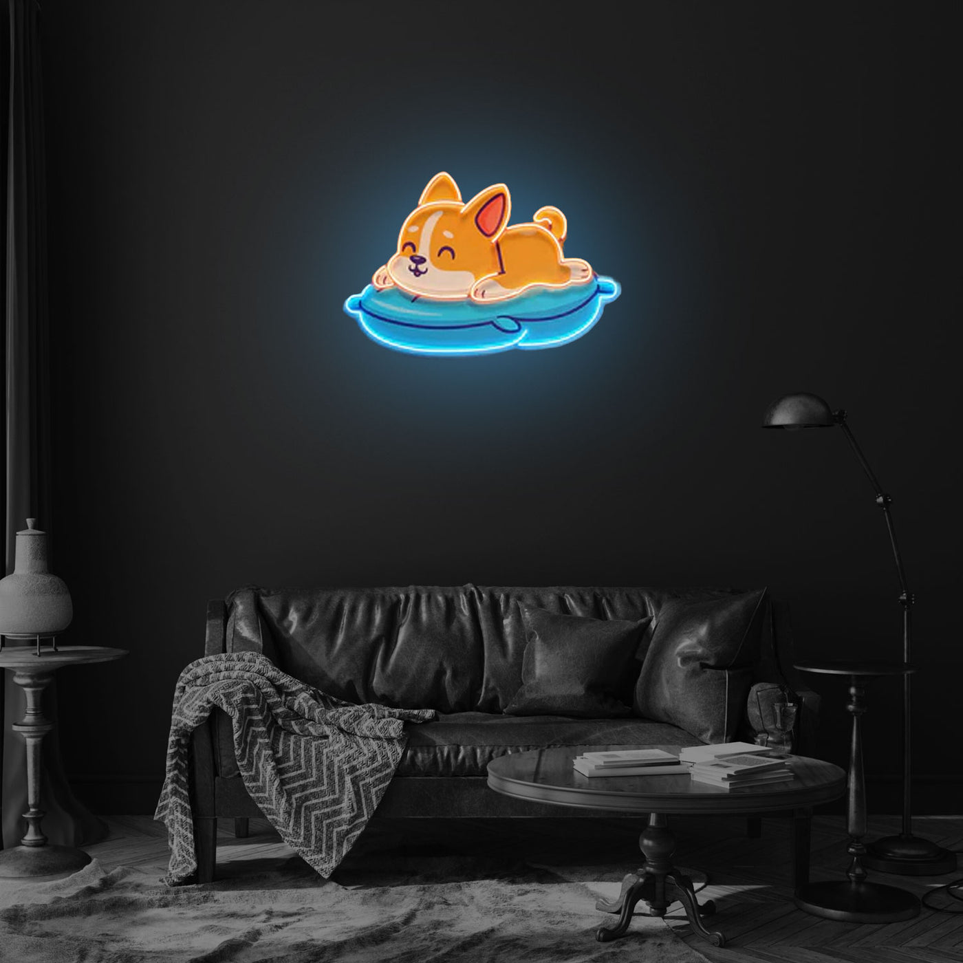 Cute Cat Chilling LED Neon Sign Light Pop Art