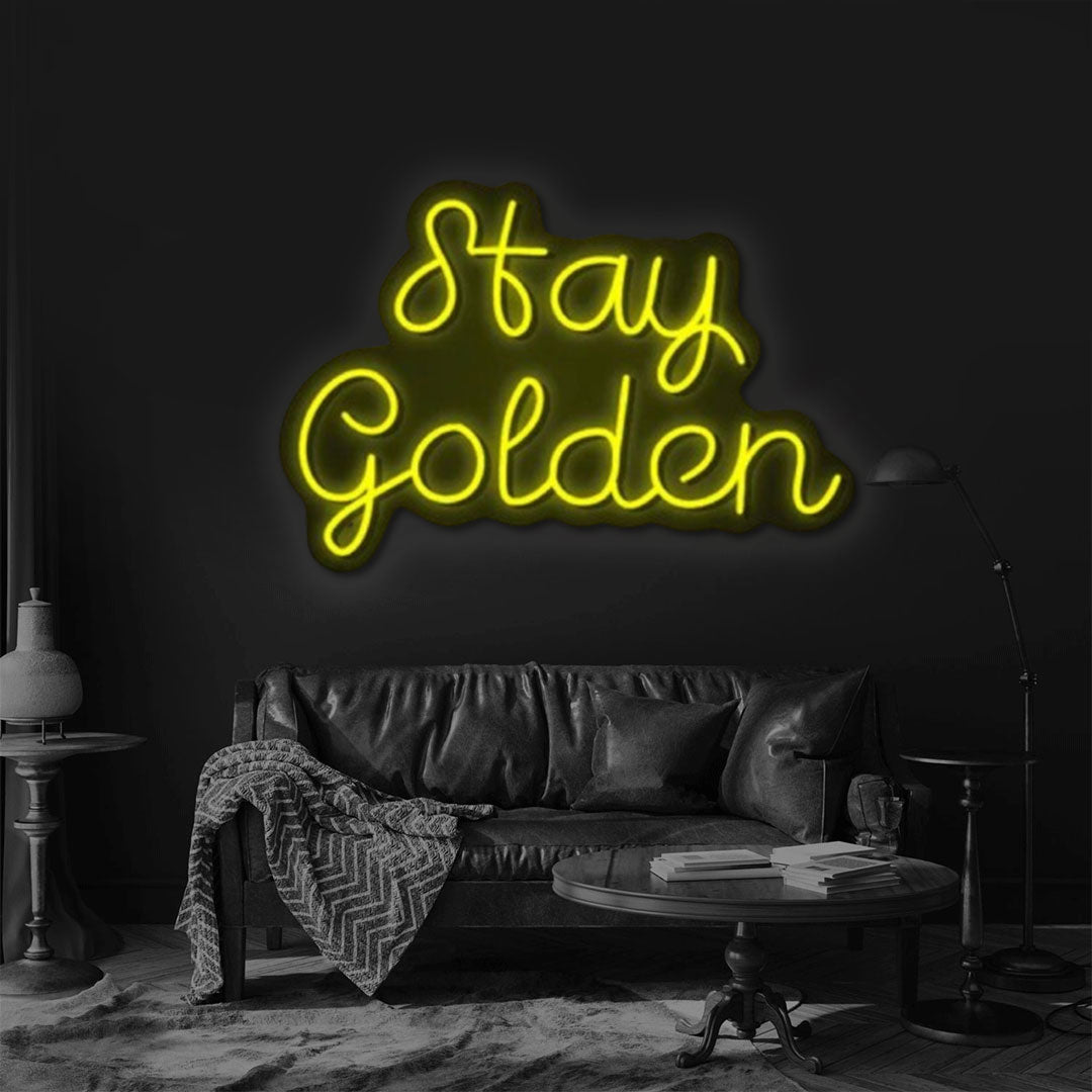 Stay Golden Neon Sign