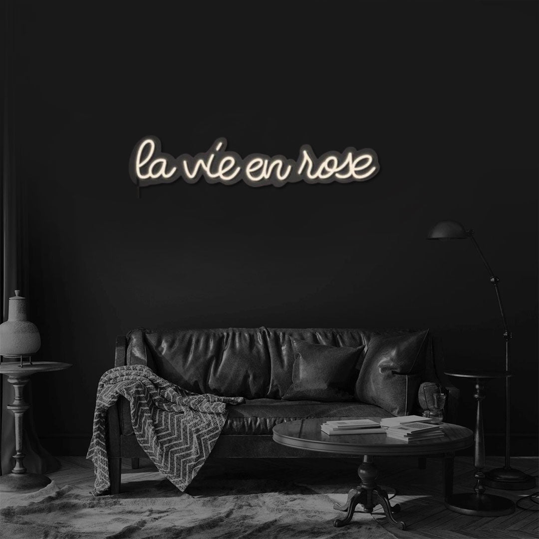 La vie en rose Neon Sign