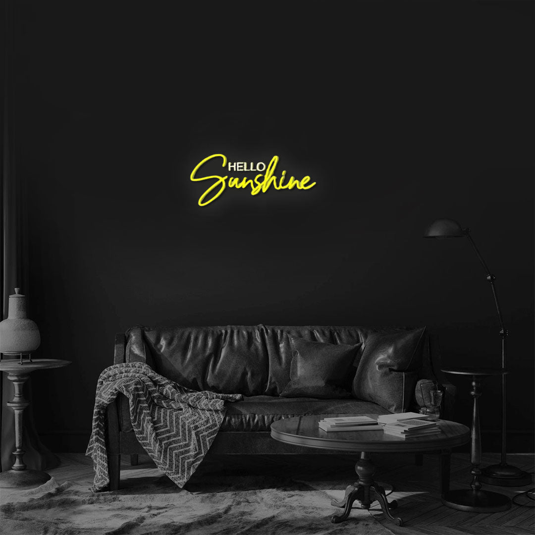 Hello Sunshine Neon Sign