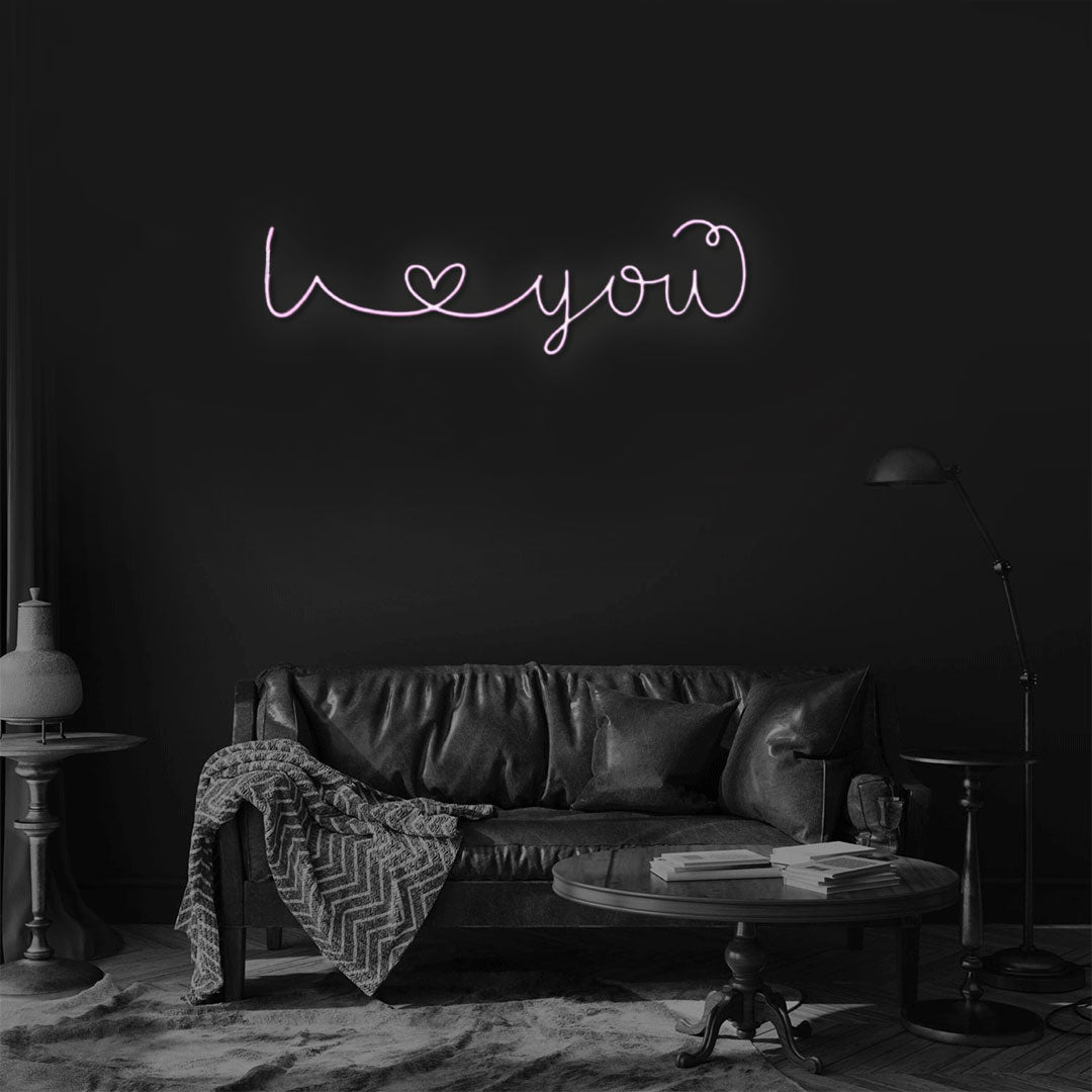 I Love You Neon Sign