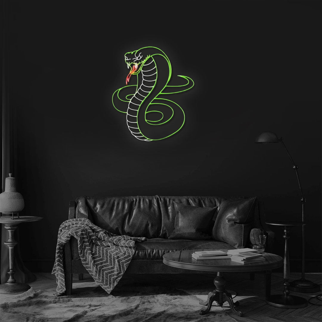 King Cobra Neon Sign