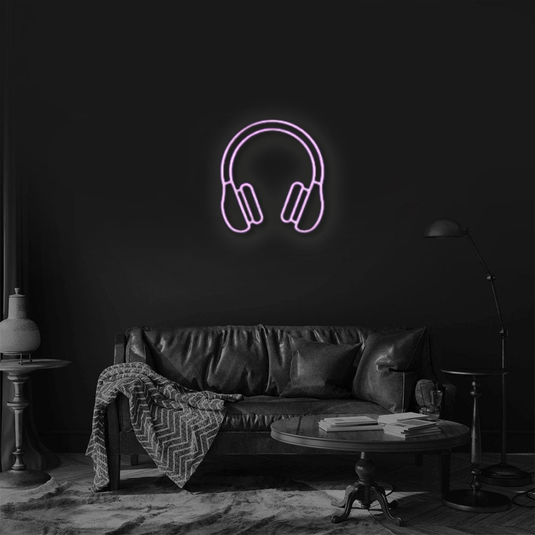 HeadPhone Neon Sign