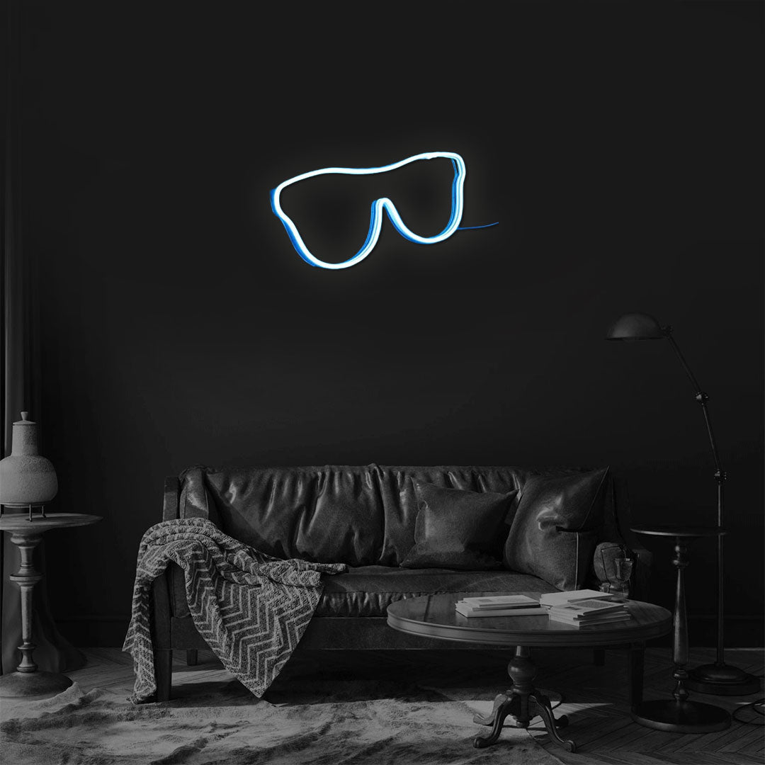 LED Glasses Adjustable Neon Light Up Glasses, Party Favors Glowing Luminous LED Sunglasses