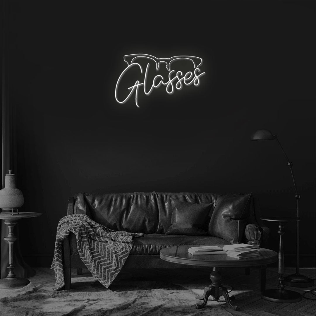 Glasses Neon Sign, Eyewear Neon Light, Eyeglasses Led Sign, Glasses Led Light, Fashion Room Wall Decor, Eyewear Neon Light, Glasses Led Sign-2