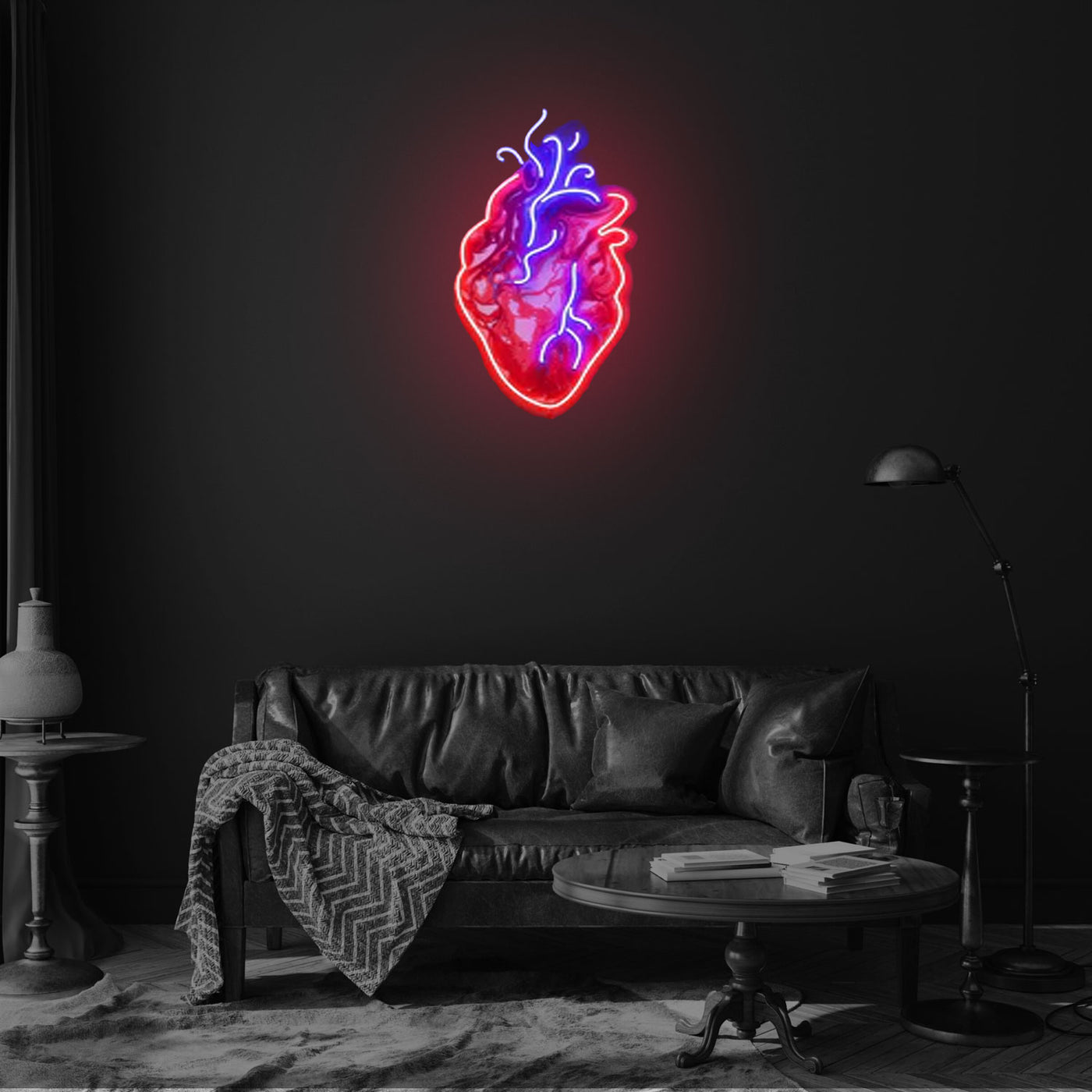 Heart Led Neon Acrylic Artwork
