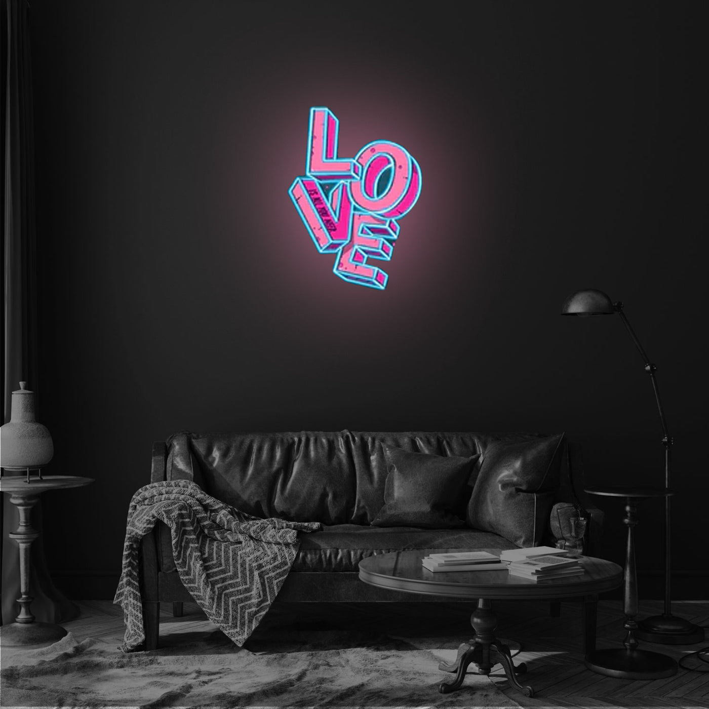 Love is all you need Neon Sign x Acrylic Artwork