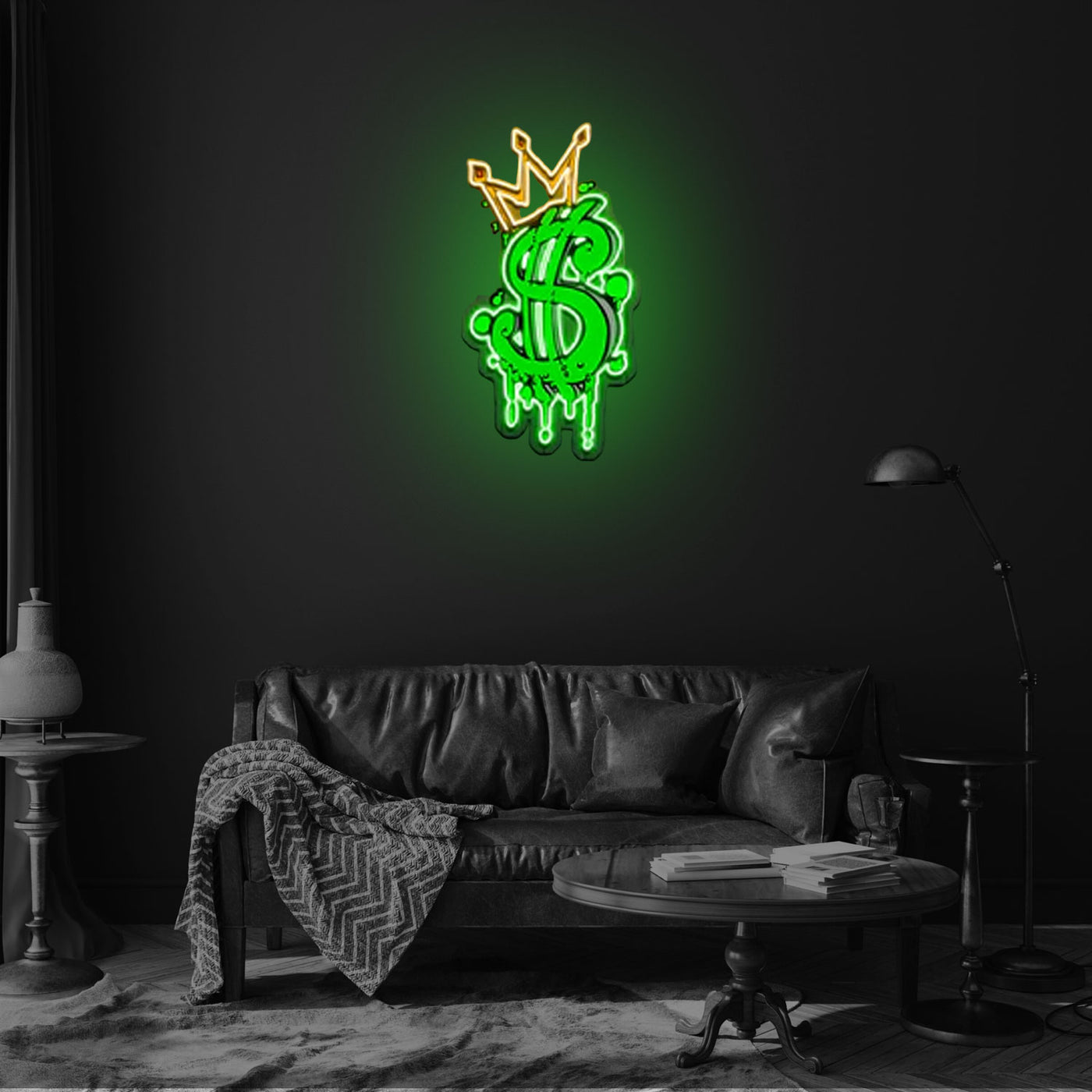 Cash Is King Neon Artwork