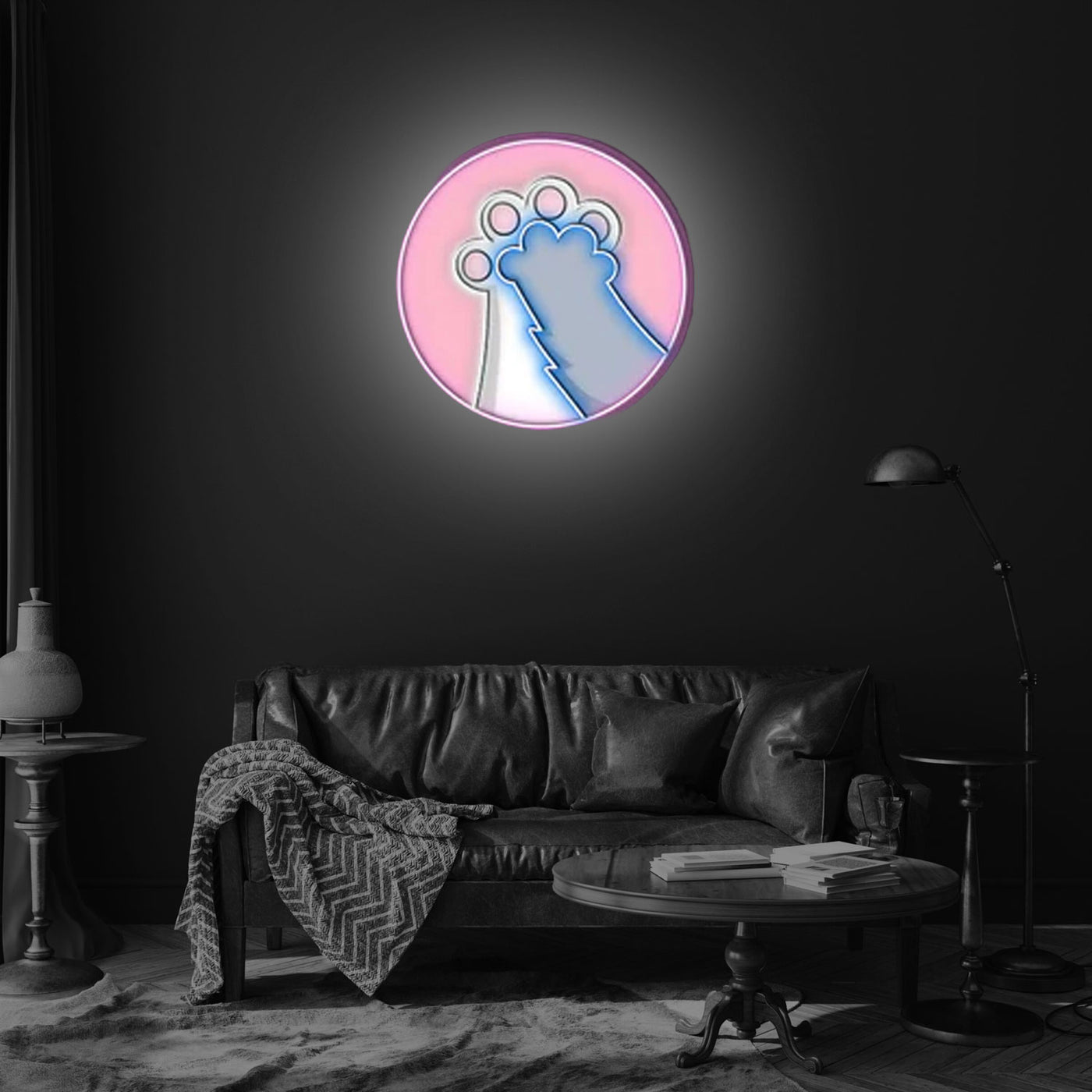 Buy Cat Paw Neon Sign