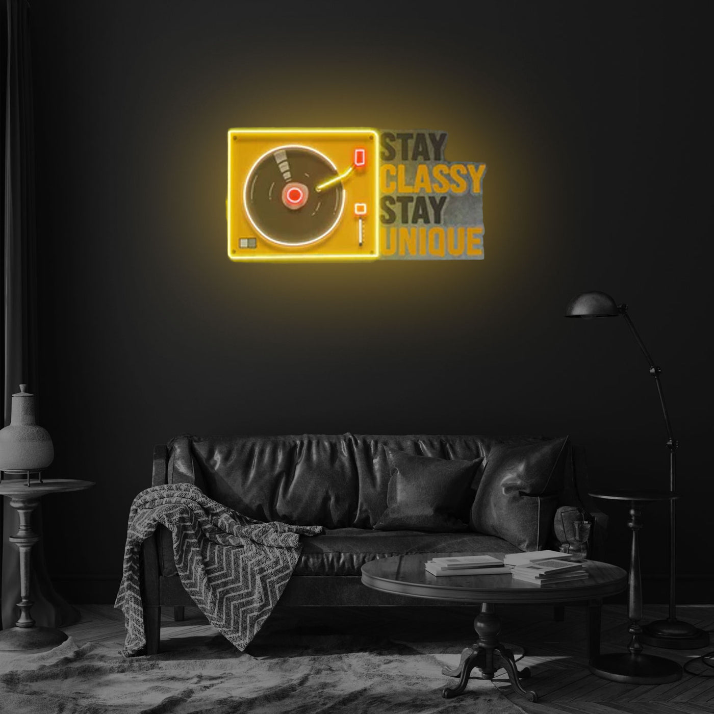 Stay Classy Stay Unique LED Neon Sign Light Pop Art