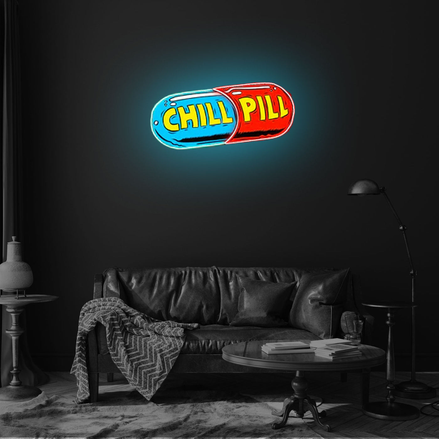 Neon Sign Chill Pill Light